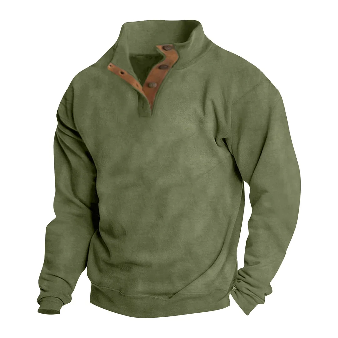 Simplicity Collection Stand Collar Men's Sweatshirt